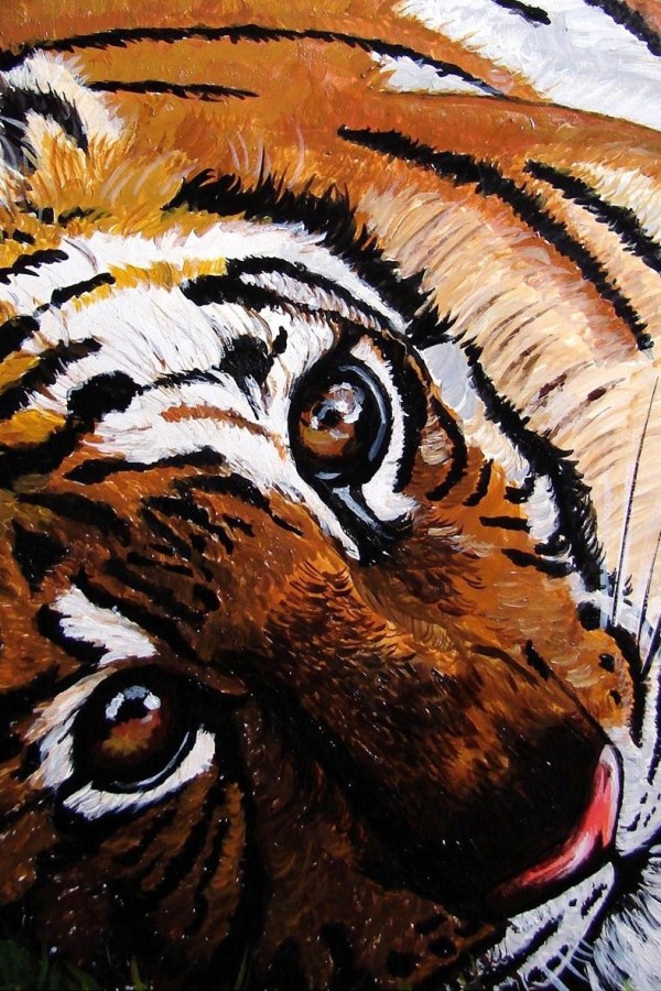Tigre - Pintura acrílica - Cynthia Bandurek